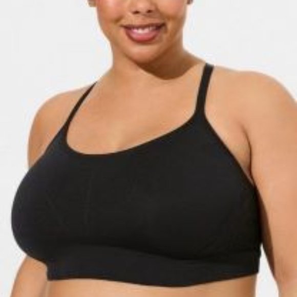 Torrid NWT Unlined Seamless Racerback Bralette Size 1 - Picture 1 of 6